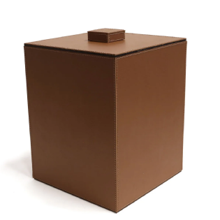 Lixeira Caramelo com Tampa - 12,3L