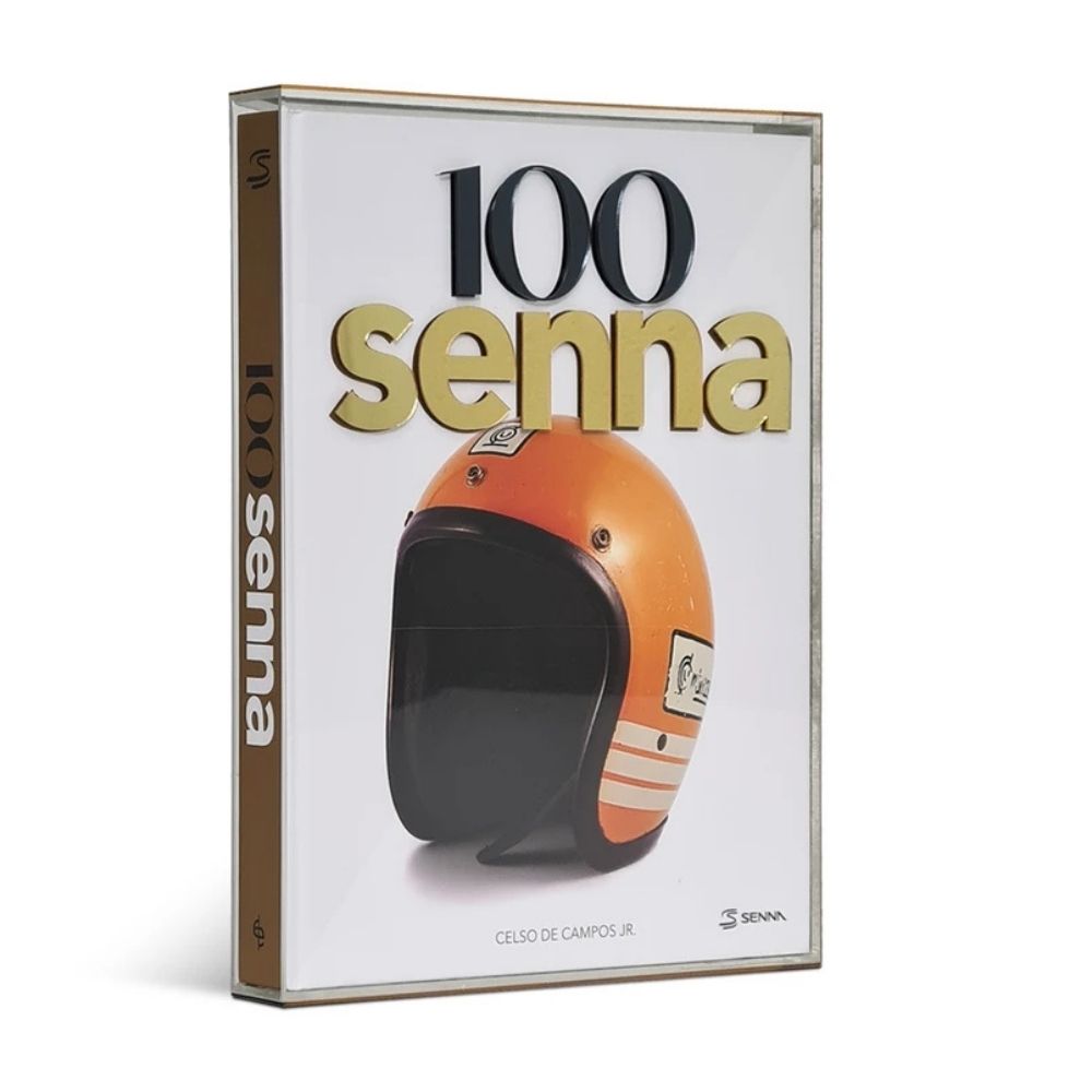 Livro Decorativo - 100 Senna + Capa em Acrílico