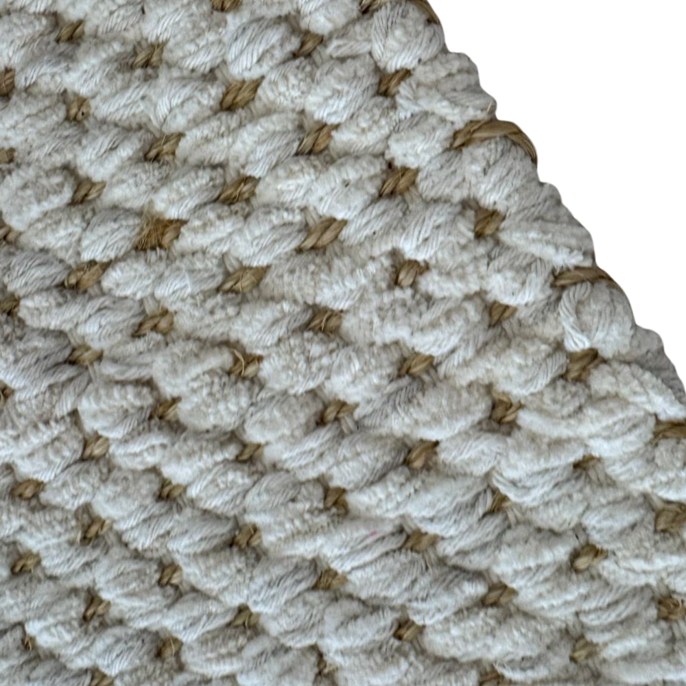 Tapete em Chenile, Sisal e Algodão - 200x250 cm