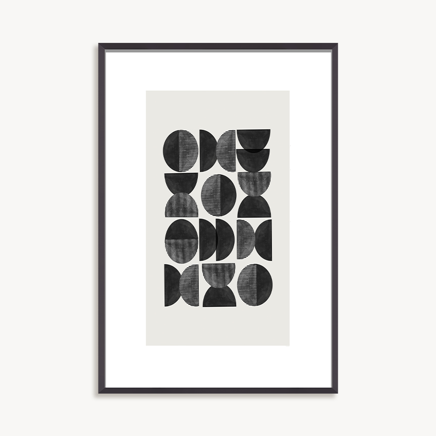 Quadro Black Frame  - 108x158 cm