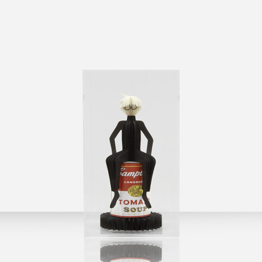 Escultura Andy Warhol - 18x26 cm | Leila Nishi