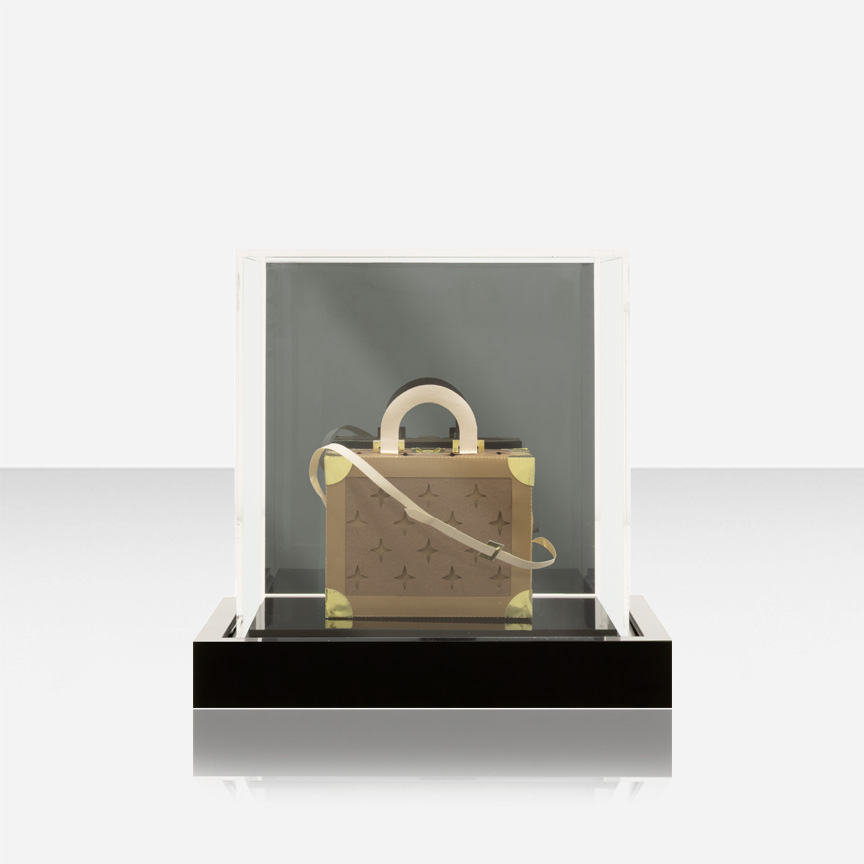 Escultura Bolsa Louis Havana  - 19x22 cm | Leila Nishi