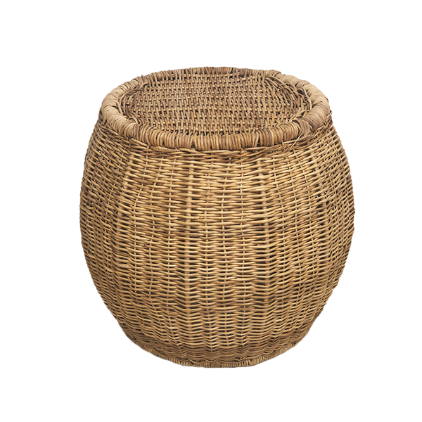 Tamborete em Junco Natural