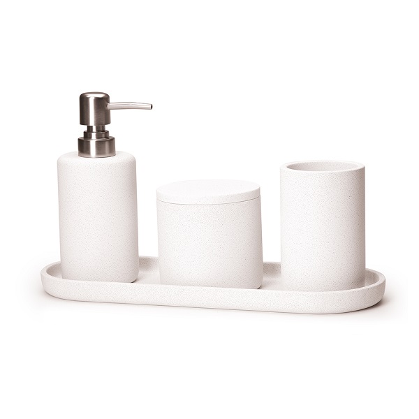 Kit para Lavabo Branco - 4 peças