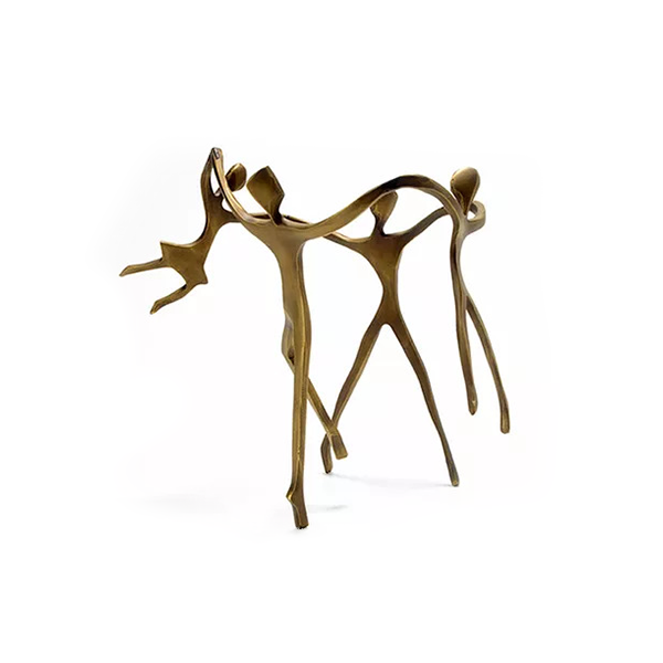 Escultura Família - Pais e Casal de Filhos