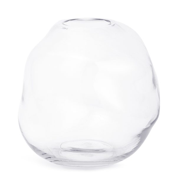 Vaso em Vidro Formato Orgânico - 20x21 cm