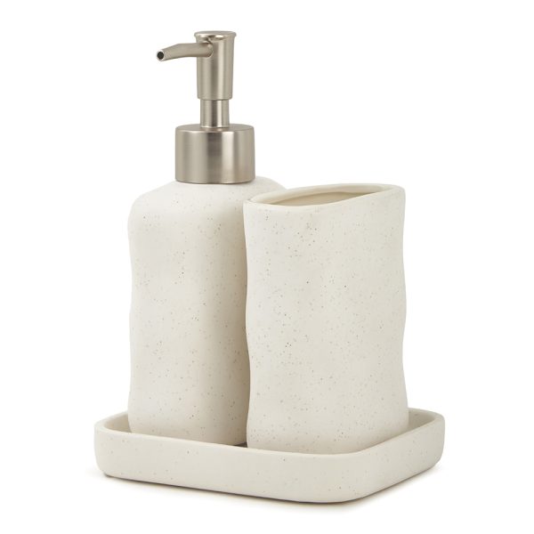 Kit para Lavabo Off White - 3 peças