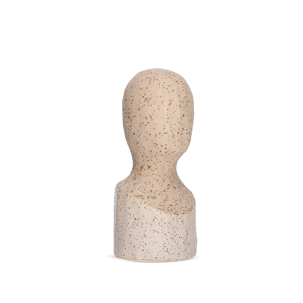 Escultura Busto em Cerâmica - 9x20 cm