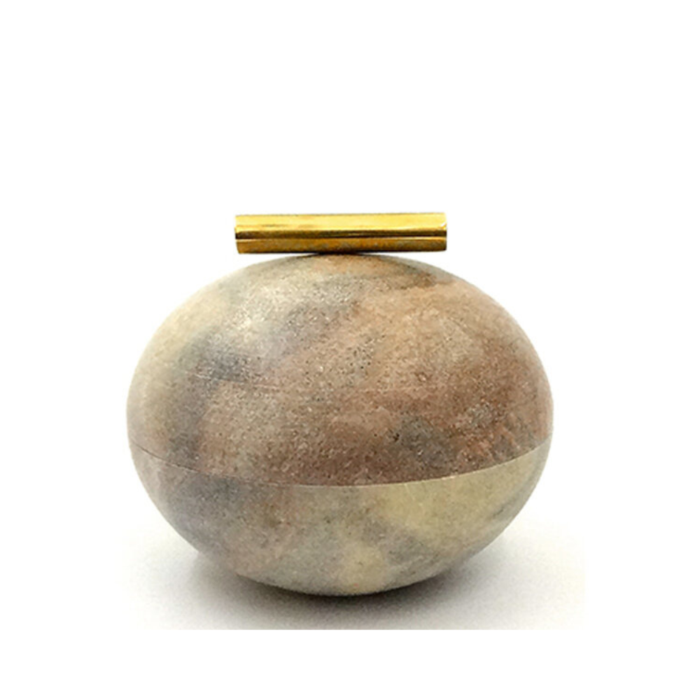 Pote Decorativo em Pedra Sabão - 14x13 cm | Alva Design