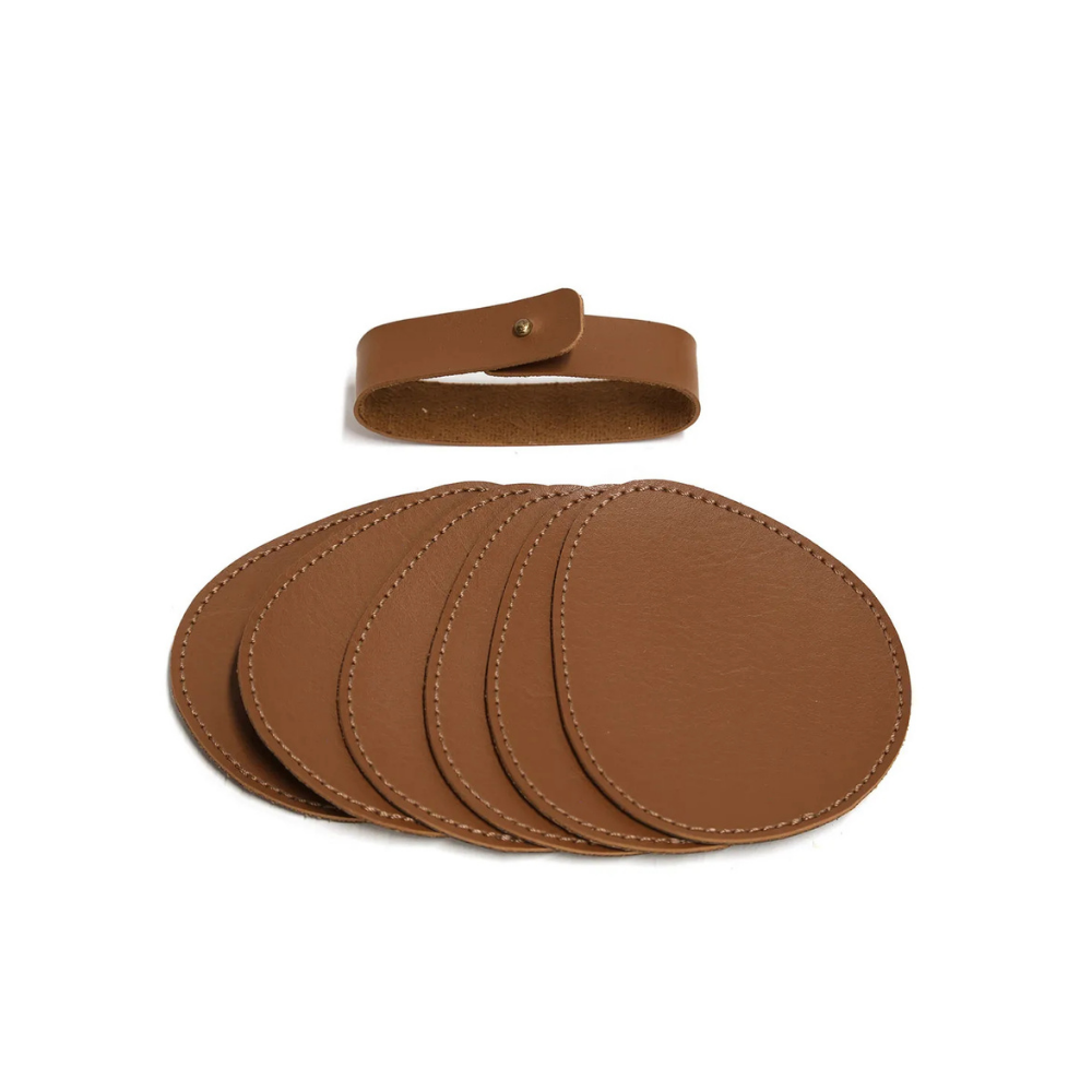 Descanso Para Copo Caramelo - 6 unidades