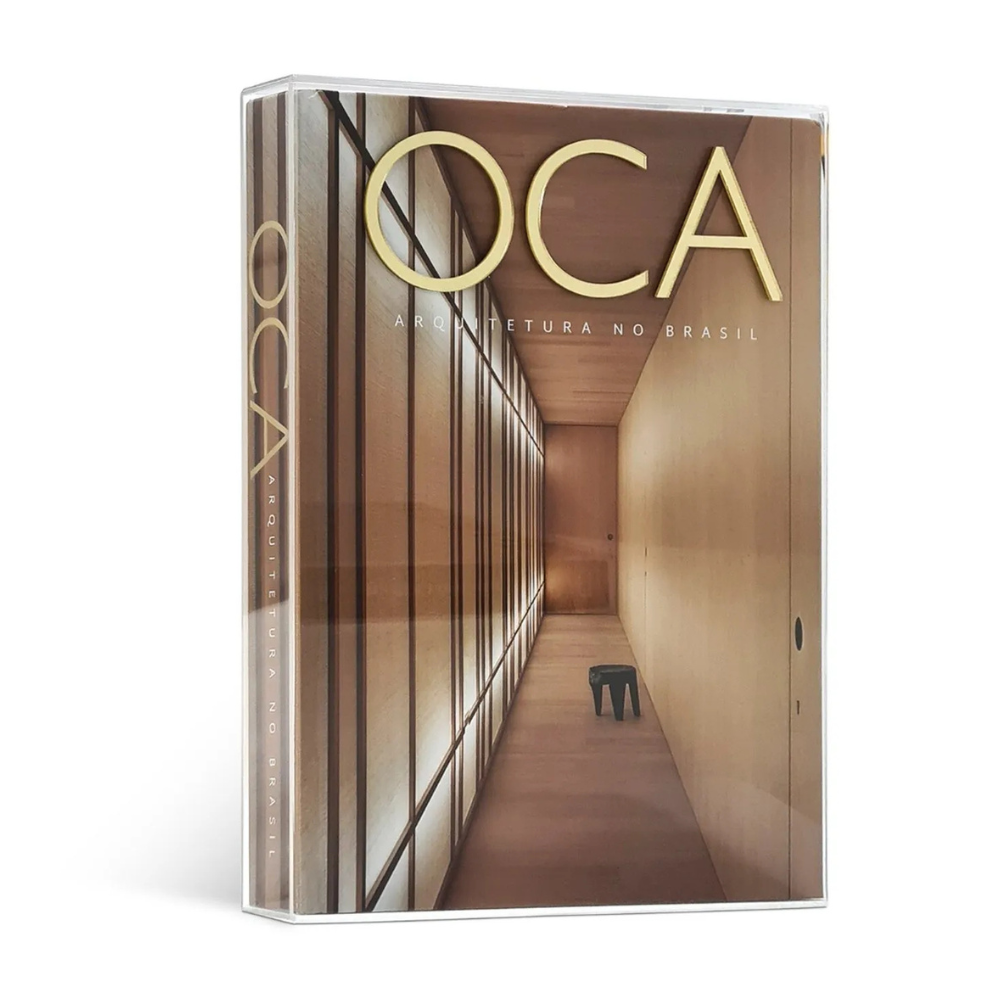 Livro Decorativo - OCA Arquitetura no Brasil + Capa em Acrílico