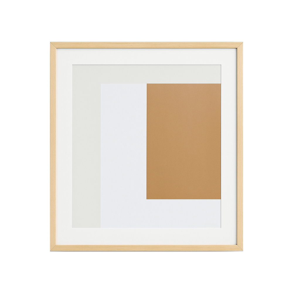 Quadro Incógnito Bege - 74x74 cm