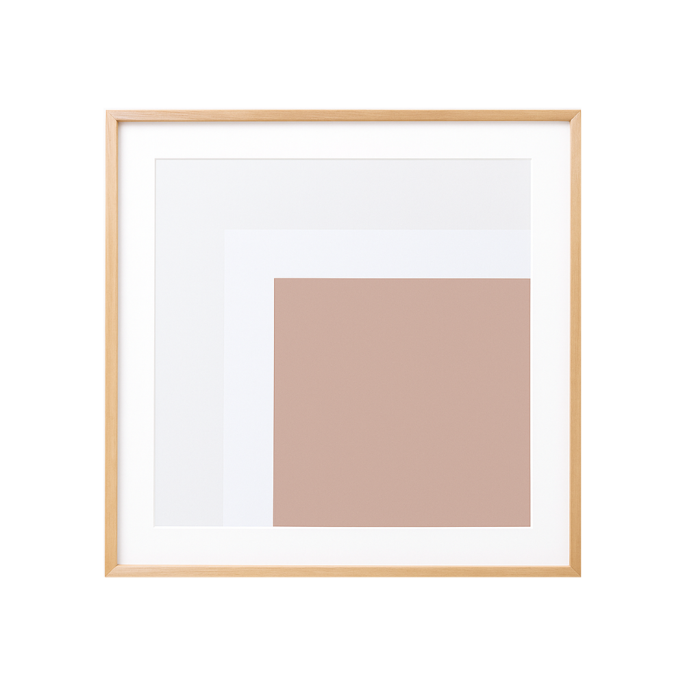 Quadro Incógnito Rosé  - 74x74 cm