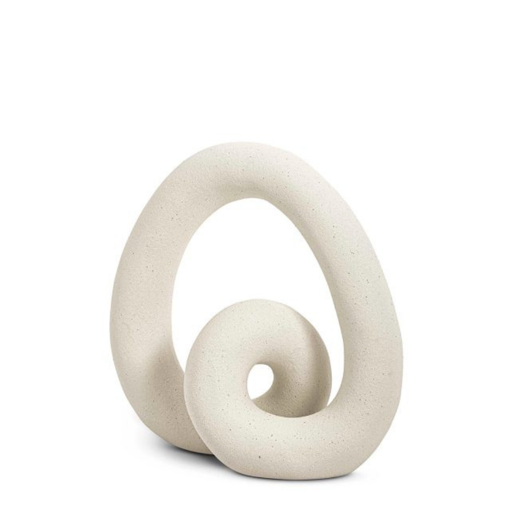 Escultura Infinity em Cerâmica - 18x19 cm