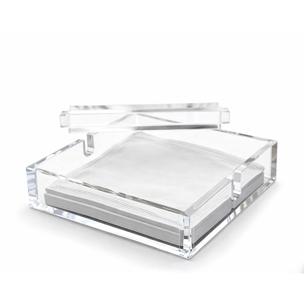 Porta Guardanapo em Acrílico - 18x18 cm